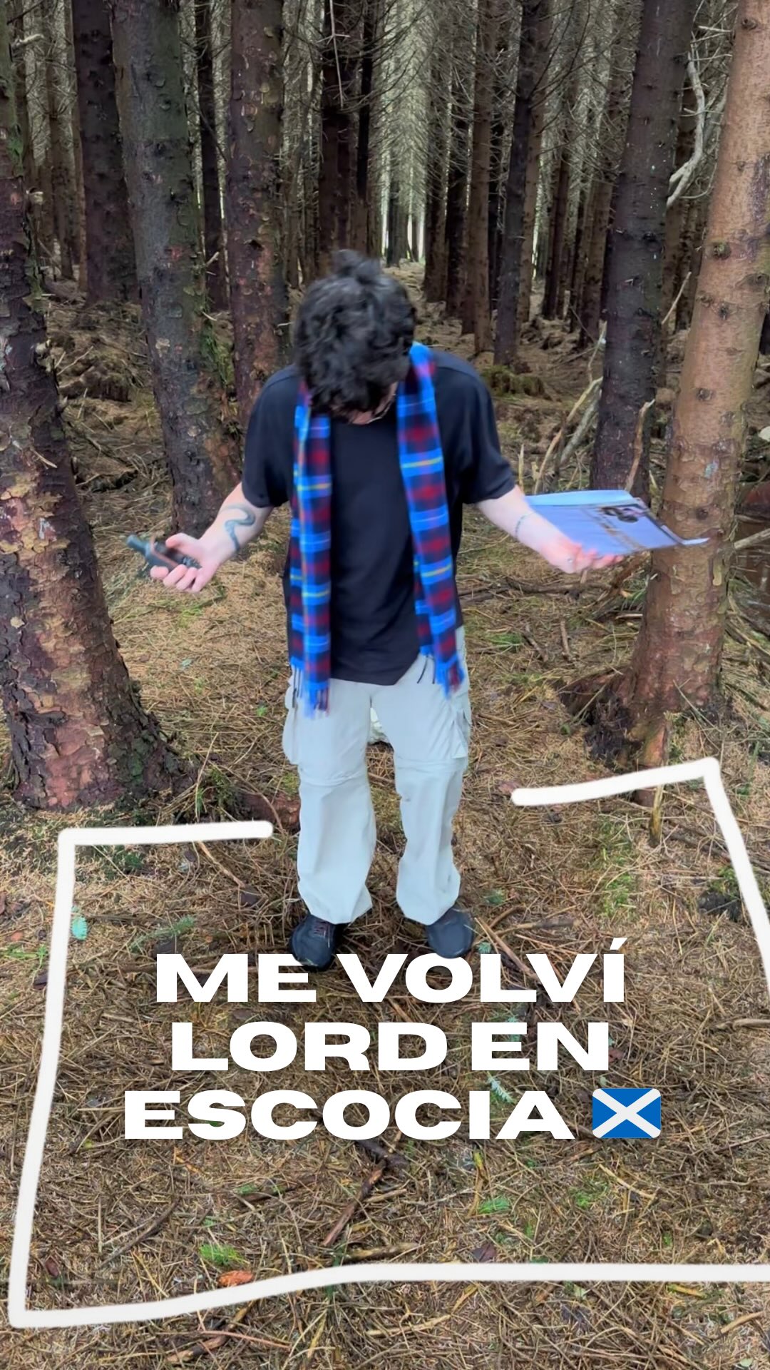 Portada del video Me volví Lord en Escocia
